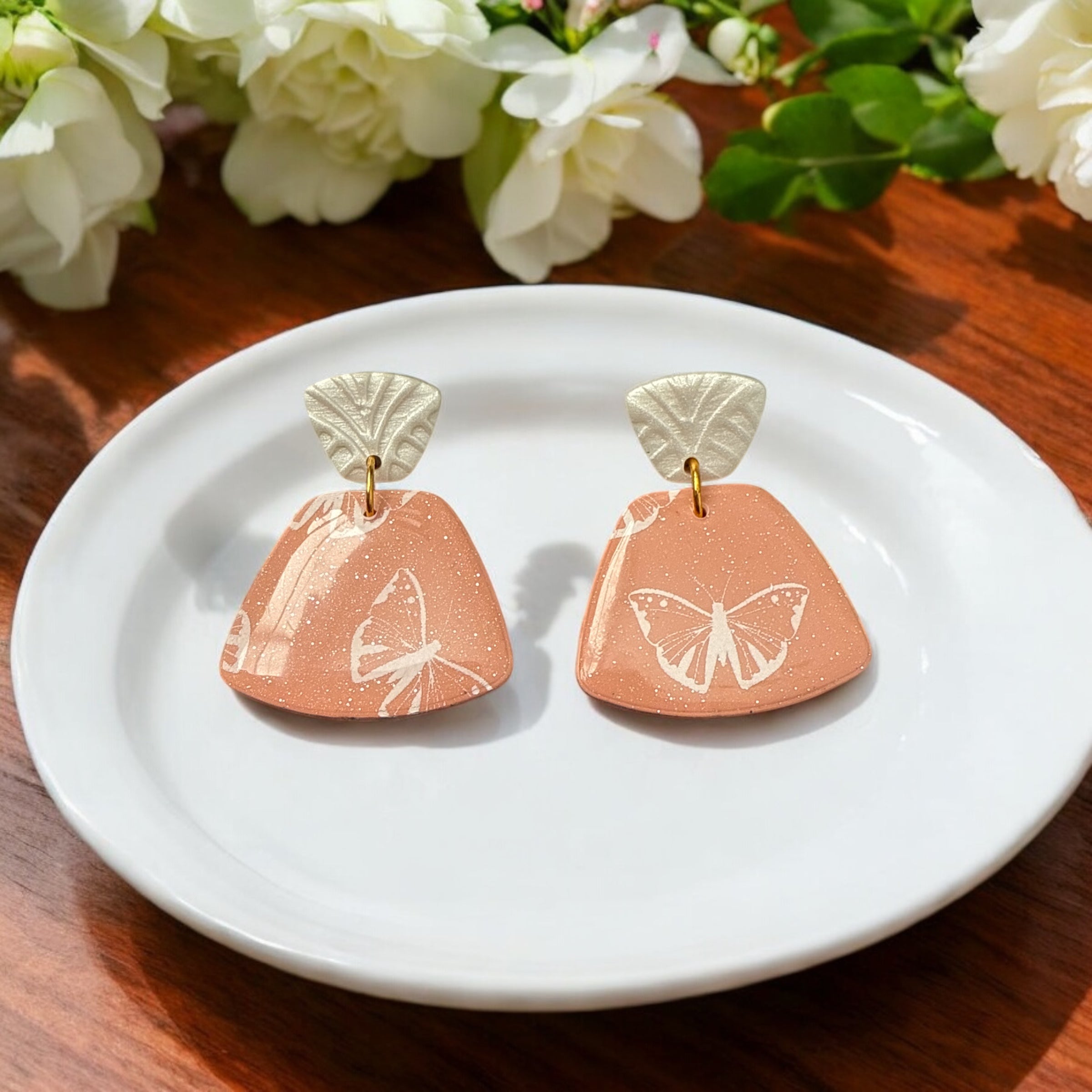 Peach Butterflies