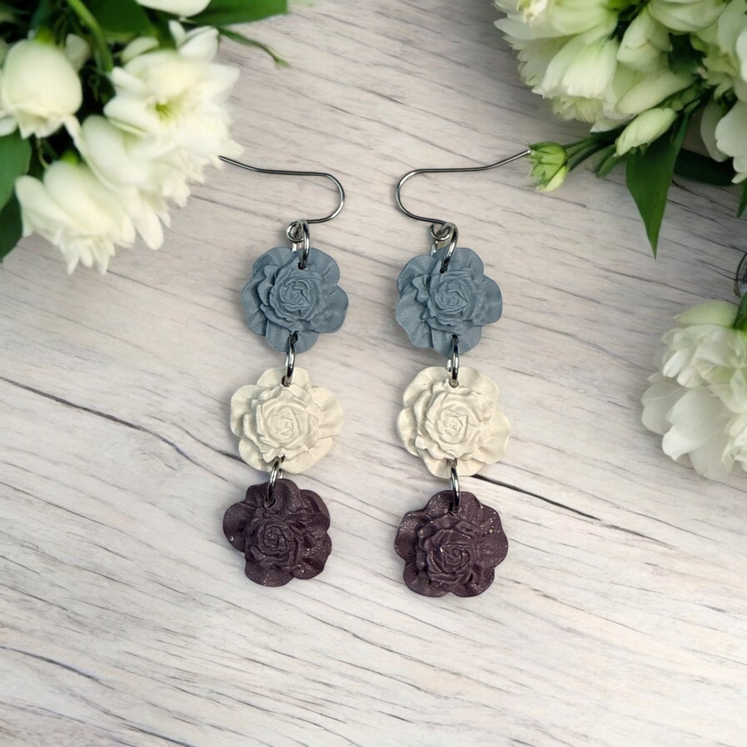 Mystical Summer time Floral Dangles