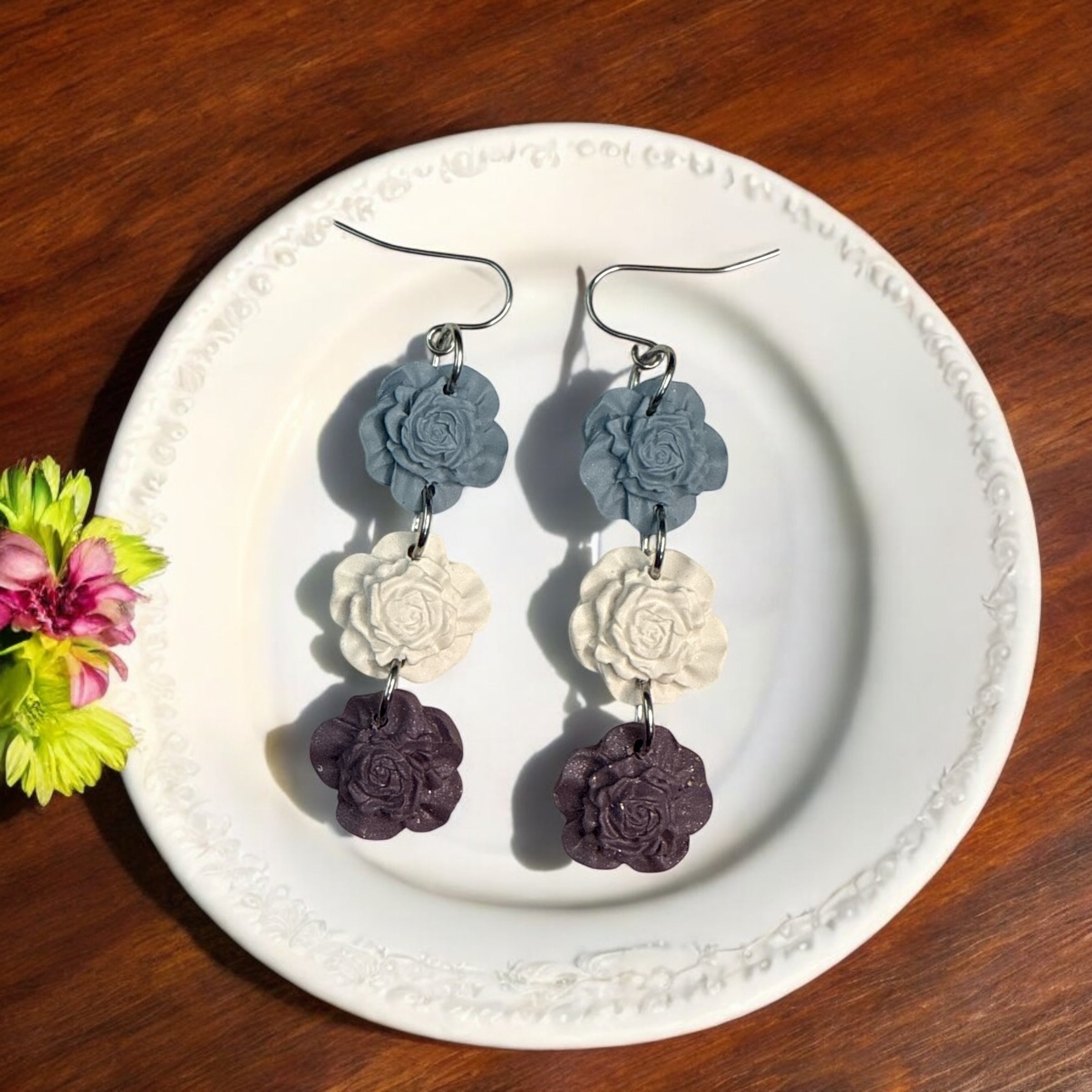 Mystical Summer time Floral Dangles